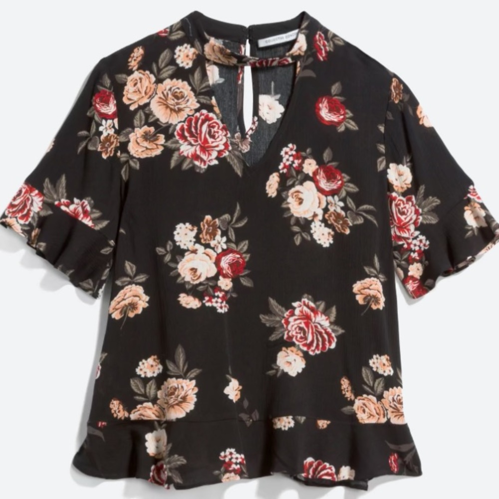 Collective Concepts Kiim Gigi Neckline Top, size L.
